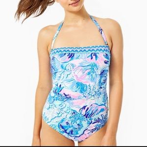 Lilly Pulitzer Justina One Piece Swim Suit Size 0